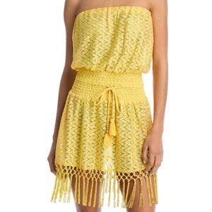 Ramy Brook Lauryn Swim Coverup Dress, Lemon Drop, XS, NTW